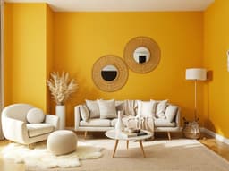 Room with second paint color option visualized