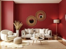 Room with third paint color option visualized