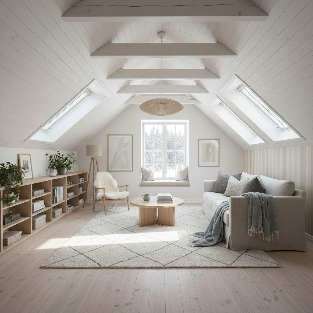 Scandinavian Attic design