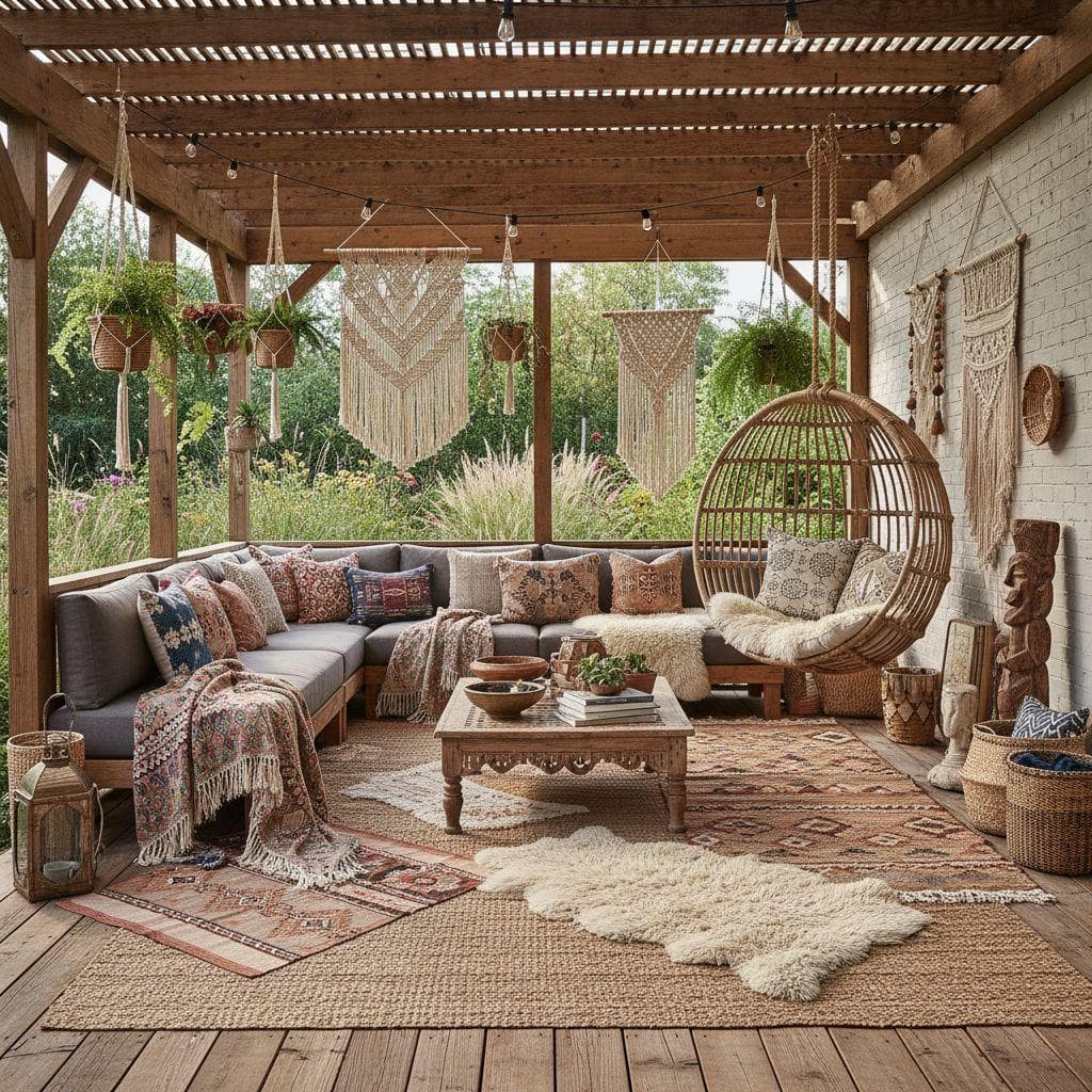 Bohemian Back Porch design