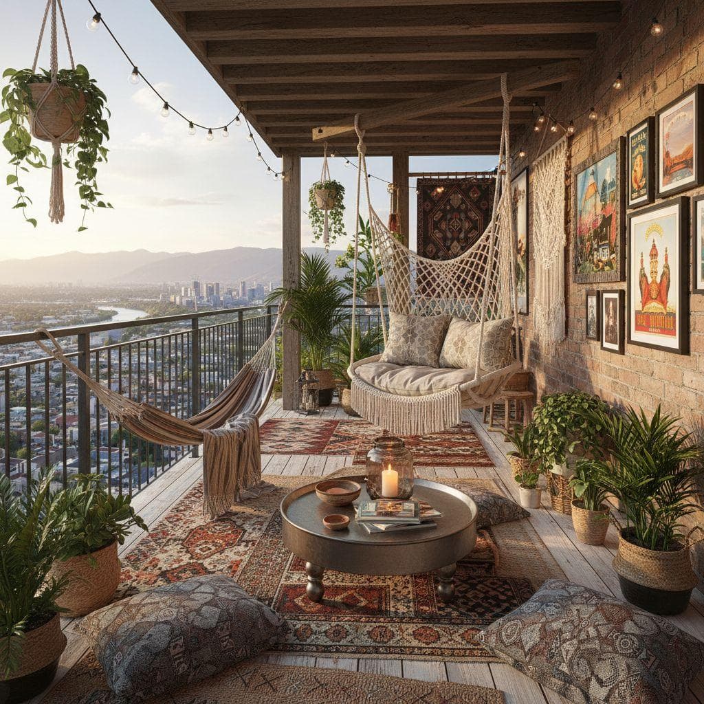 Bohemian Balcony design