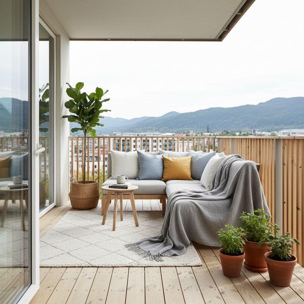 Scandinavian Balcony design