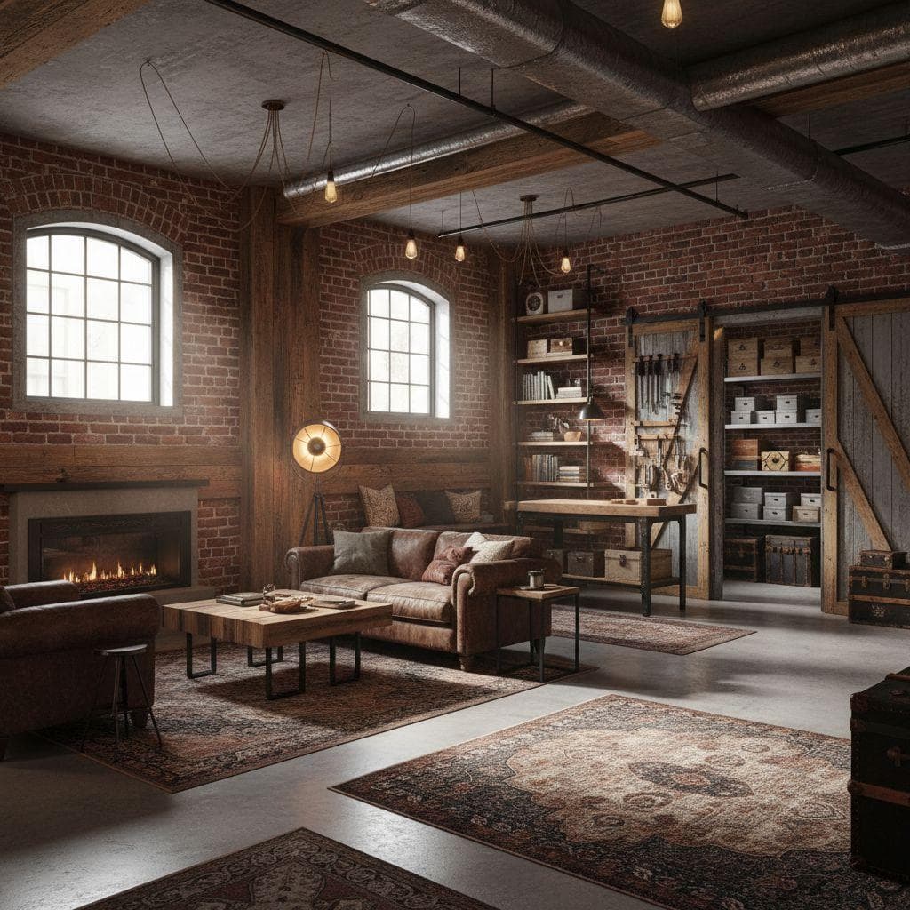 Industrial Basement design