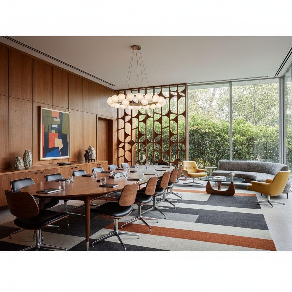 Mid-Century Modern Boardroom design