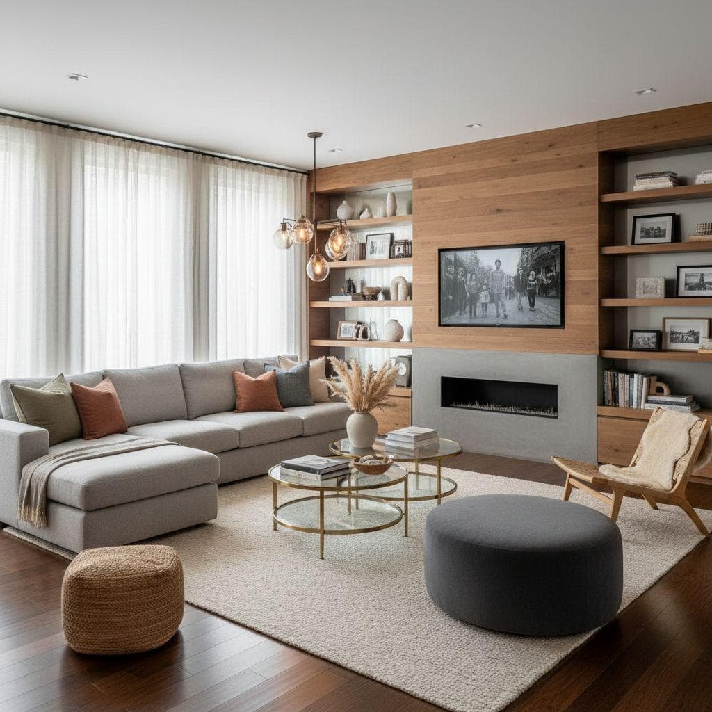 Contemporary Family Room design
