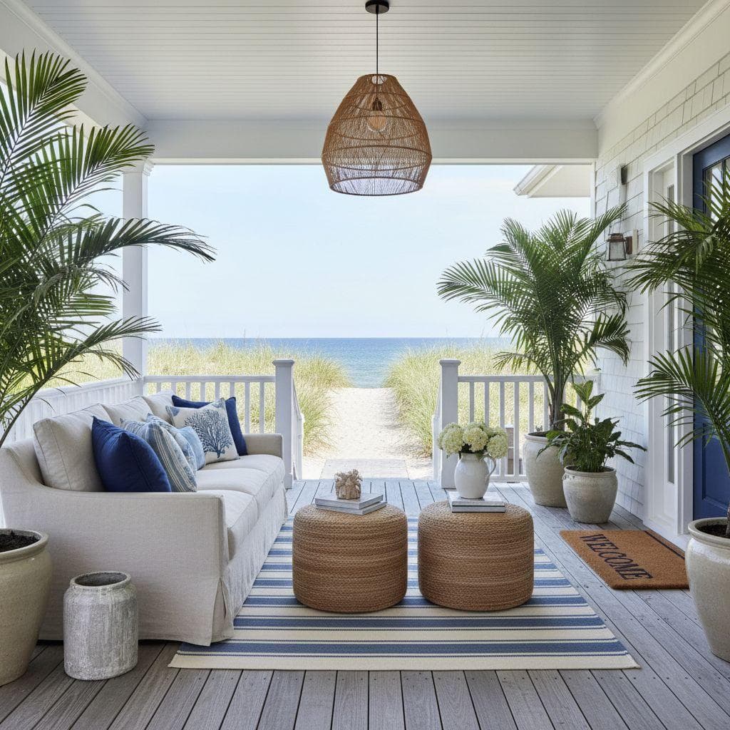 Coastal Front Porch design