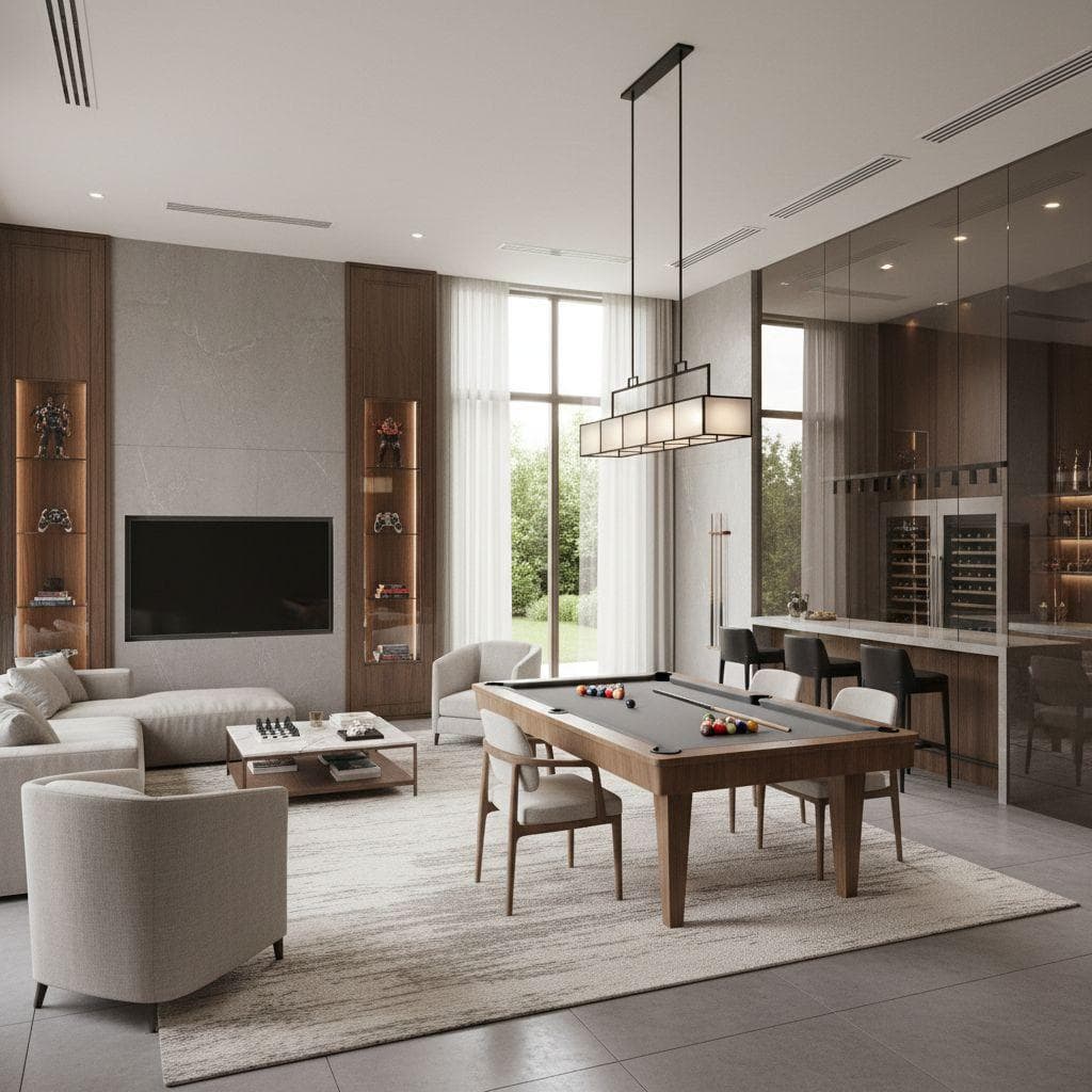Modern Game Room design