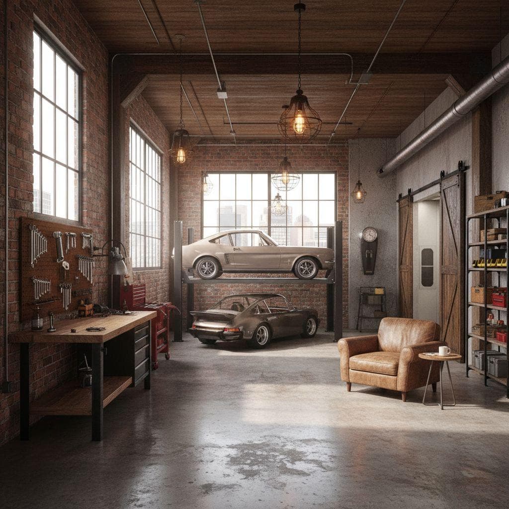 Industrial Garage design