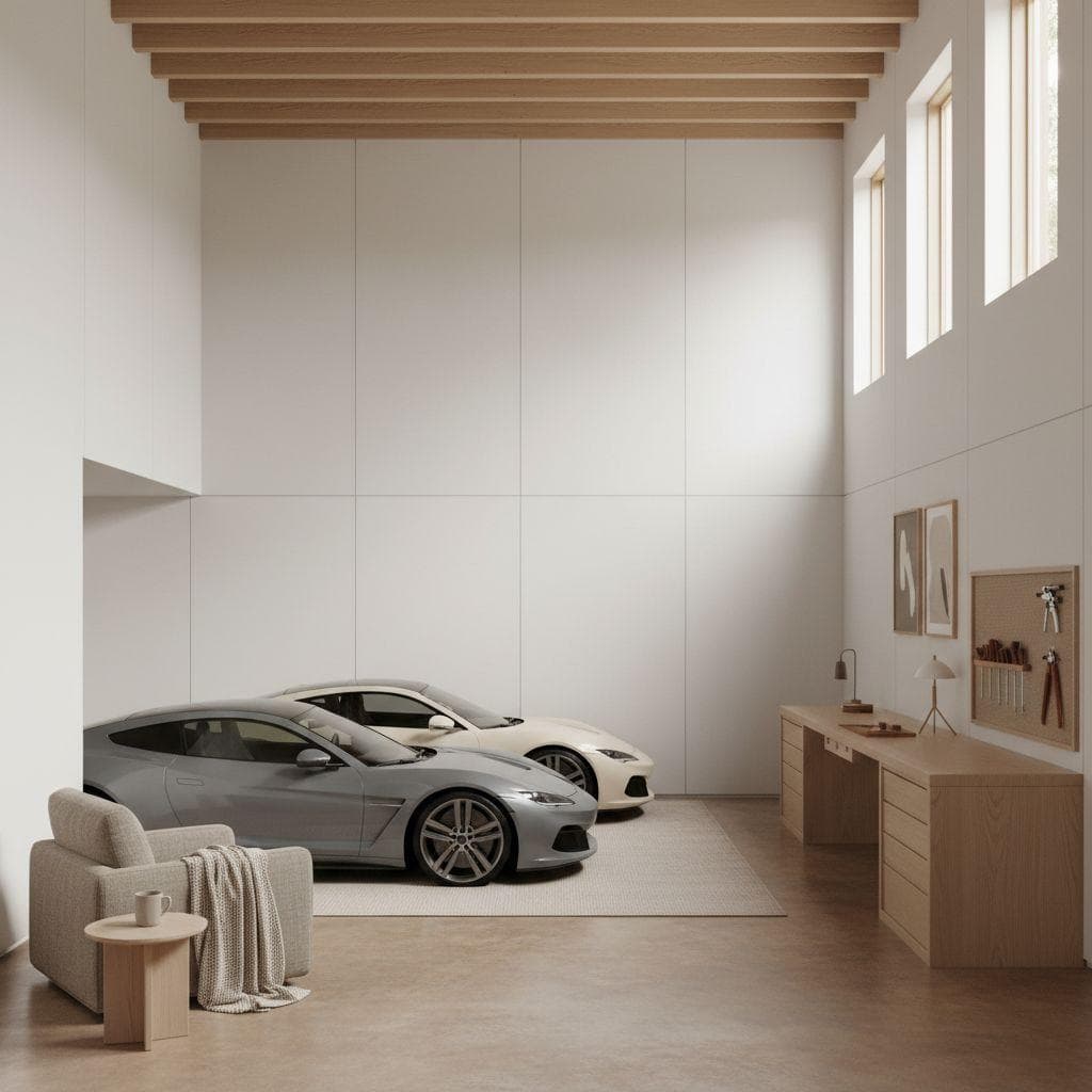 Minimalist Garage design