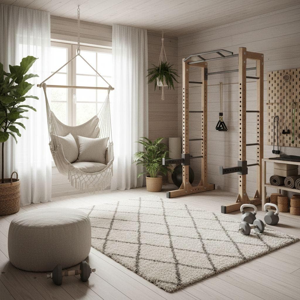 Scandinavian Home Gym design