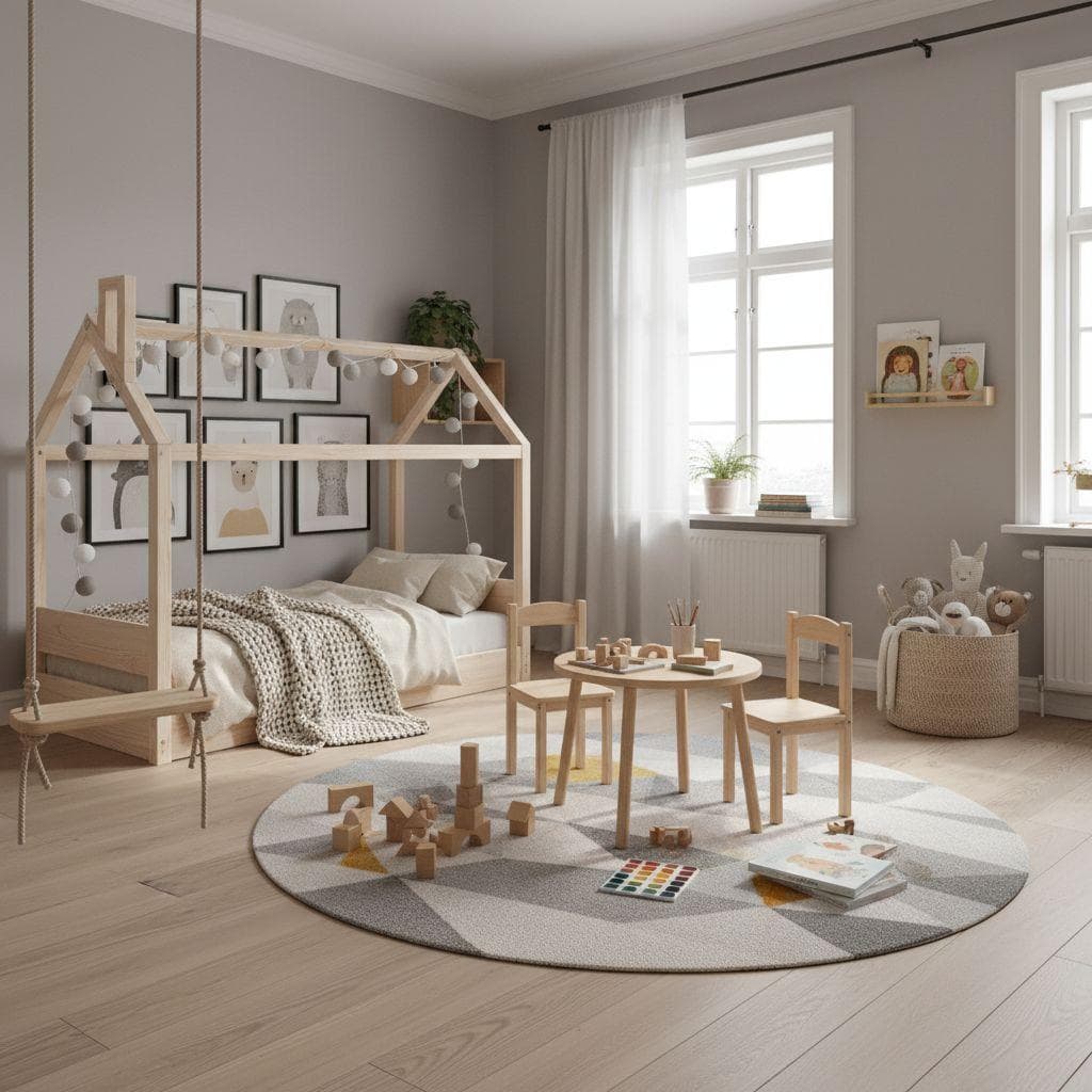 Scandinavian Kids Room design