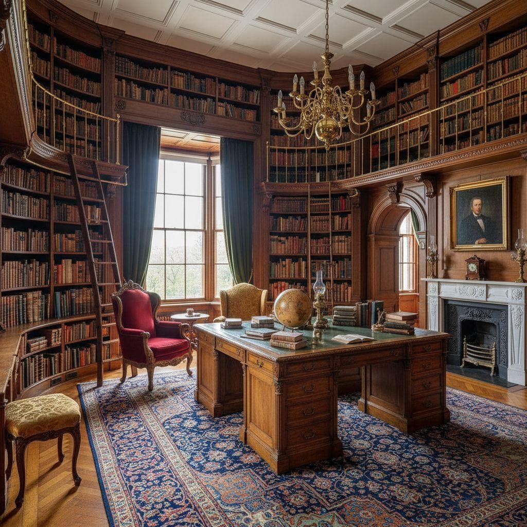 Victorian Library design