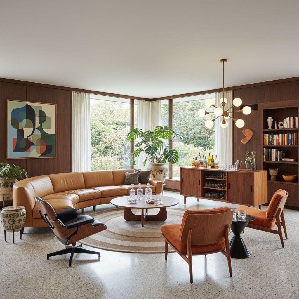 Mid-Century Modern Lounge design