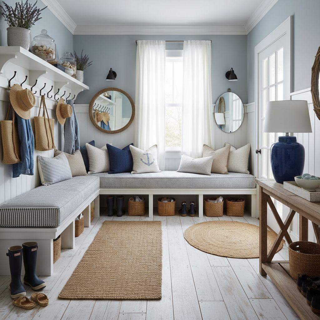 Coastal Mudroom design