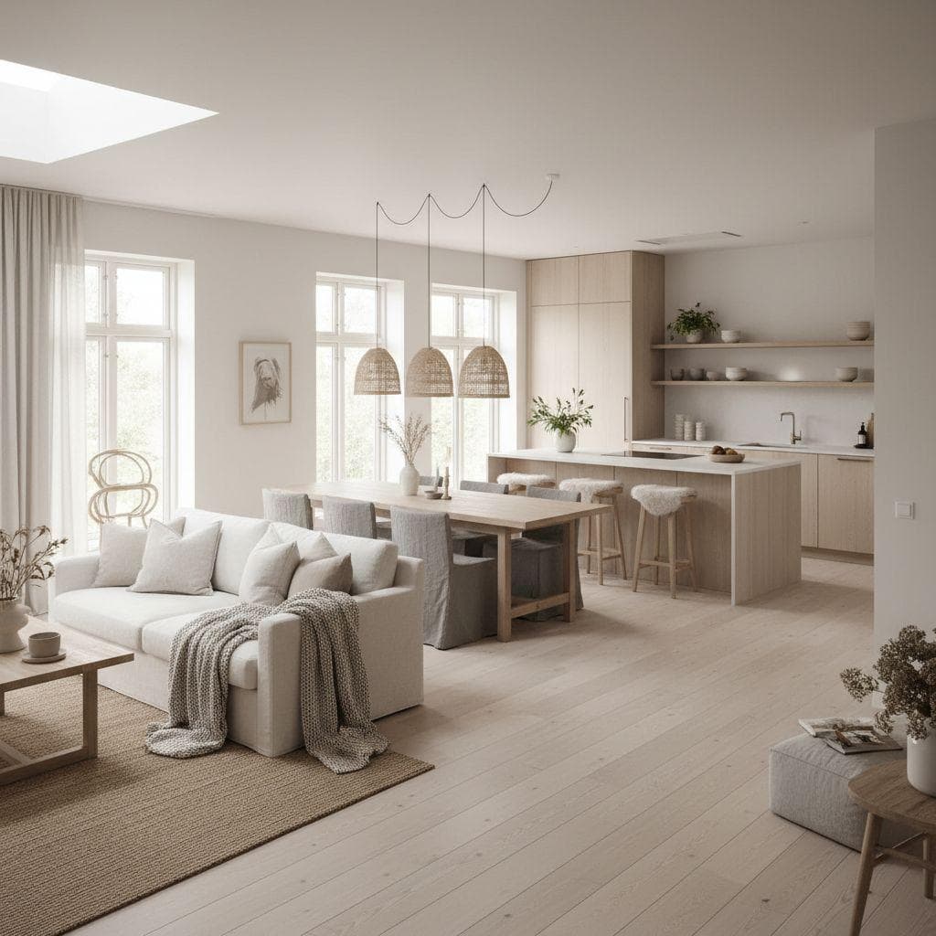 Scandinavian Open Plan Living design