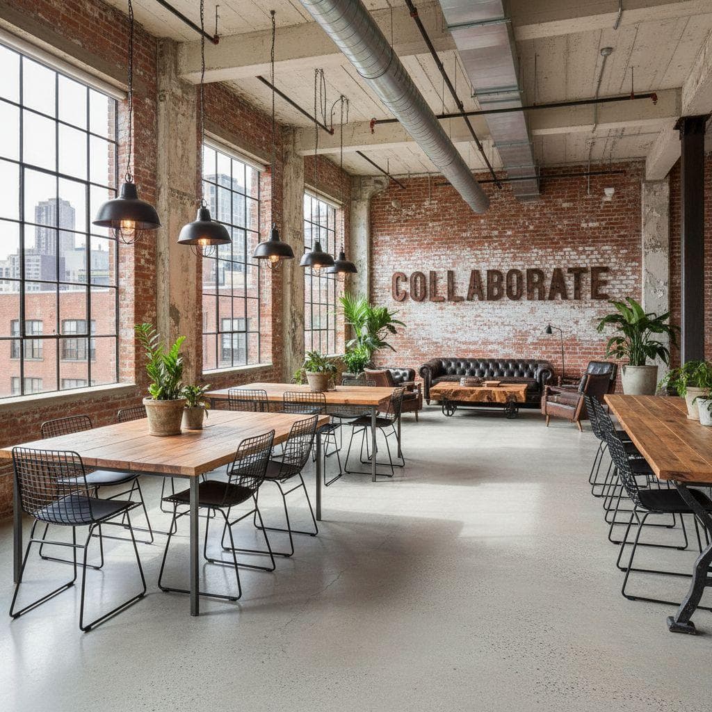 Industrial Open Workspace design