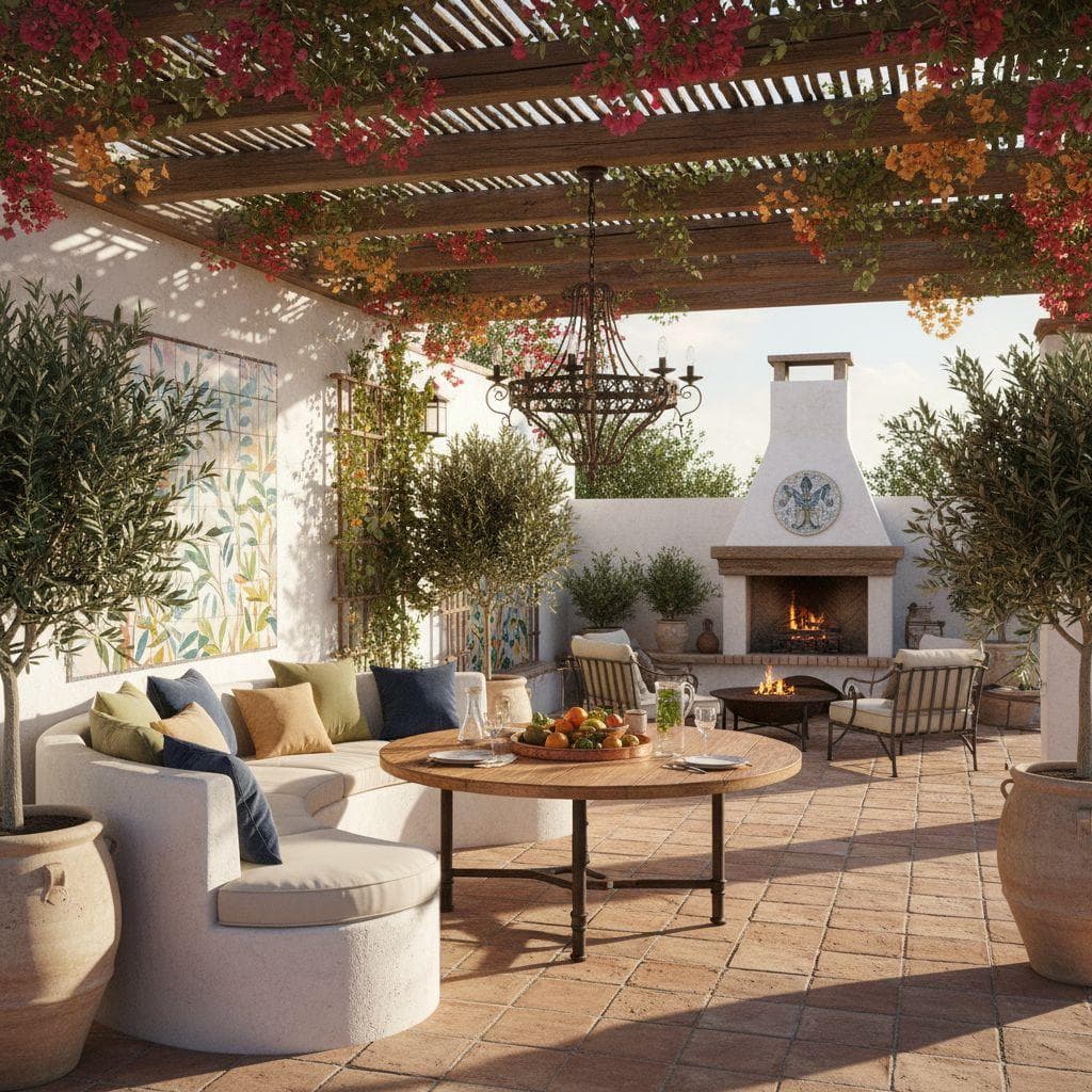 Mediterranean Patio design