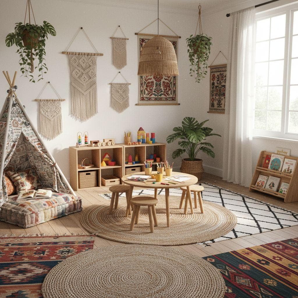 Bohemian Playroom design