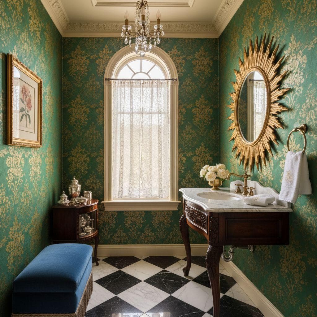 Traditional Powder Room design