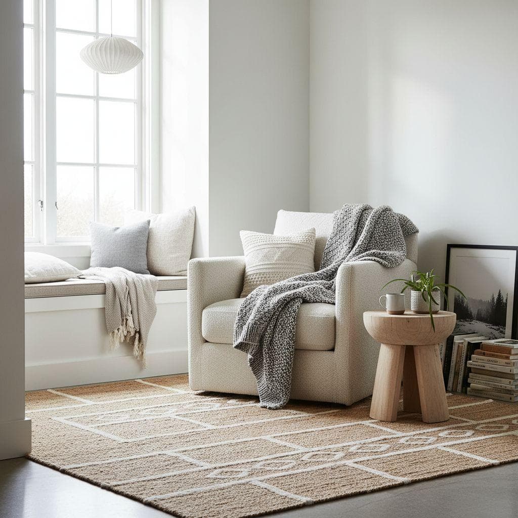 Scandinavian Reading Nook design