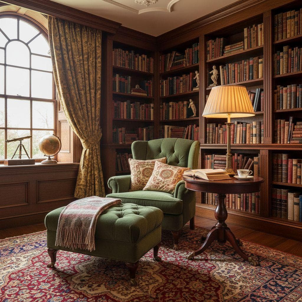 Traditional Reading Nook design