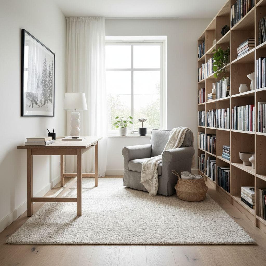 Scandinavian Study Room design
