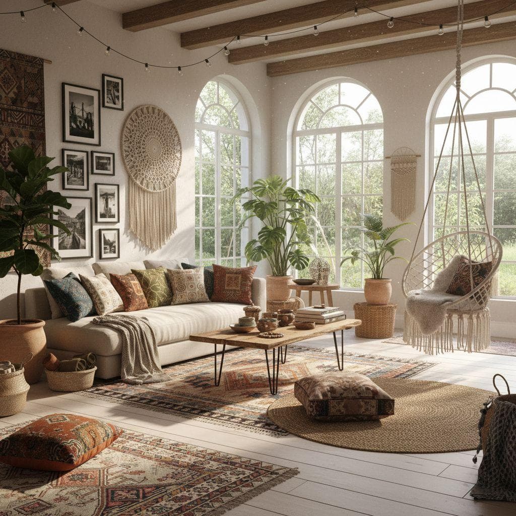 Bohemian Sunroom design