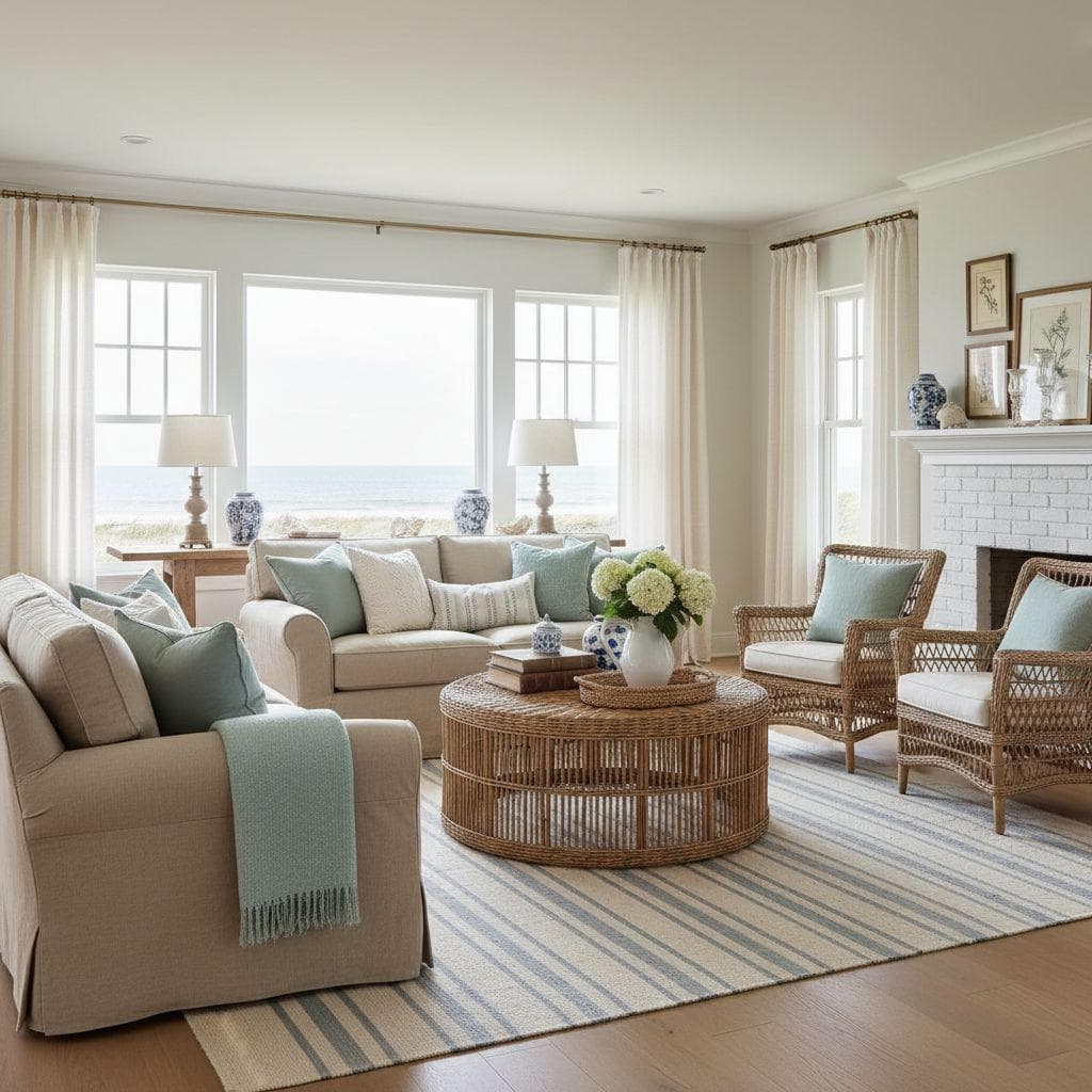 Coastal Grandmother interior design style