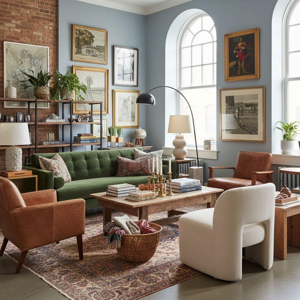 Eclectic interior design style