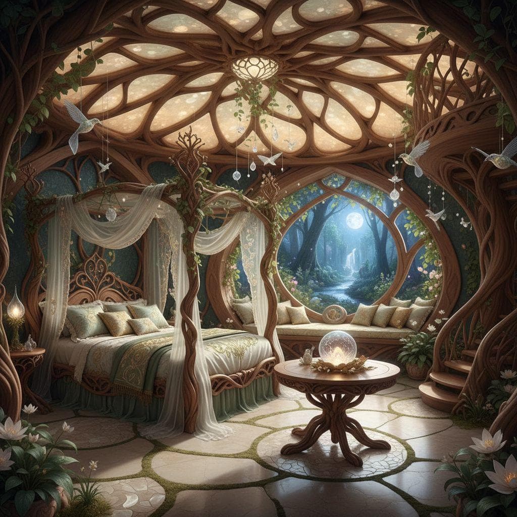 Elven interior design style