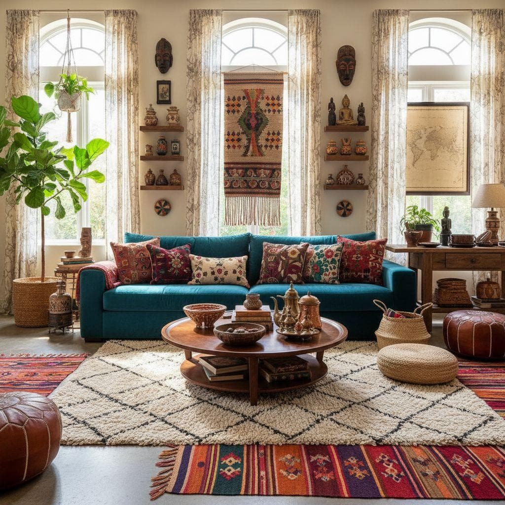 Global interior design style