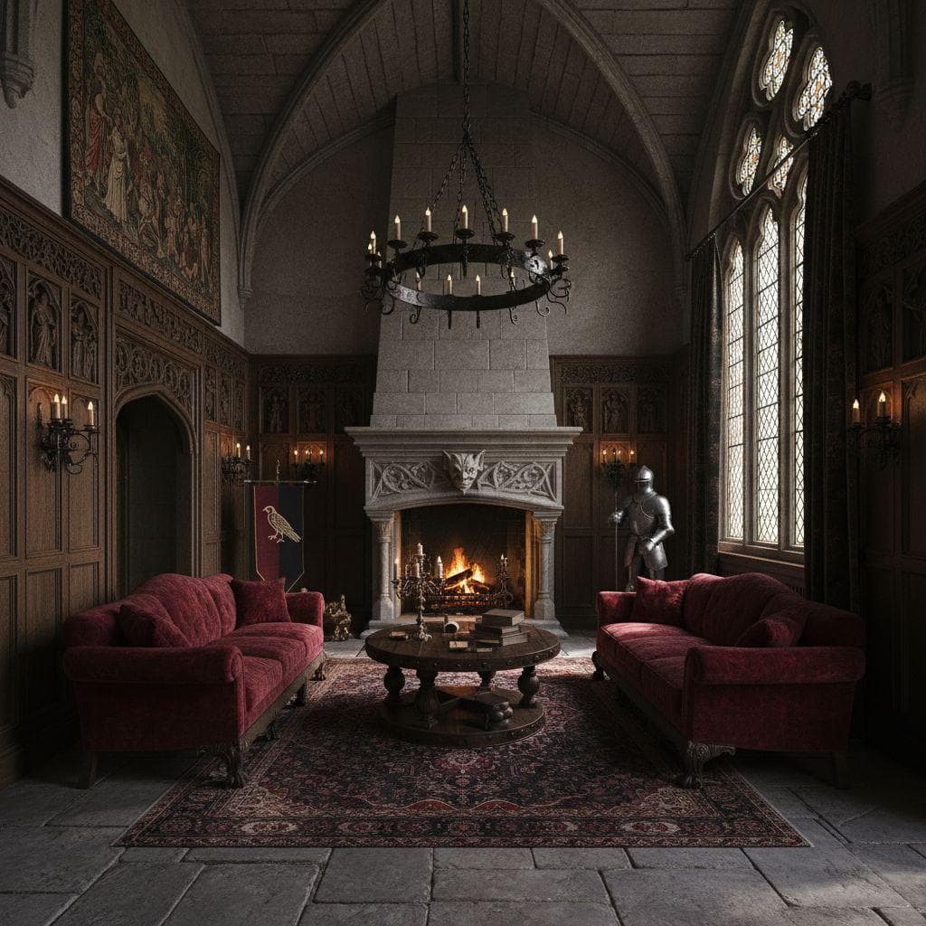 Gothic interior design style