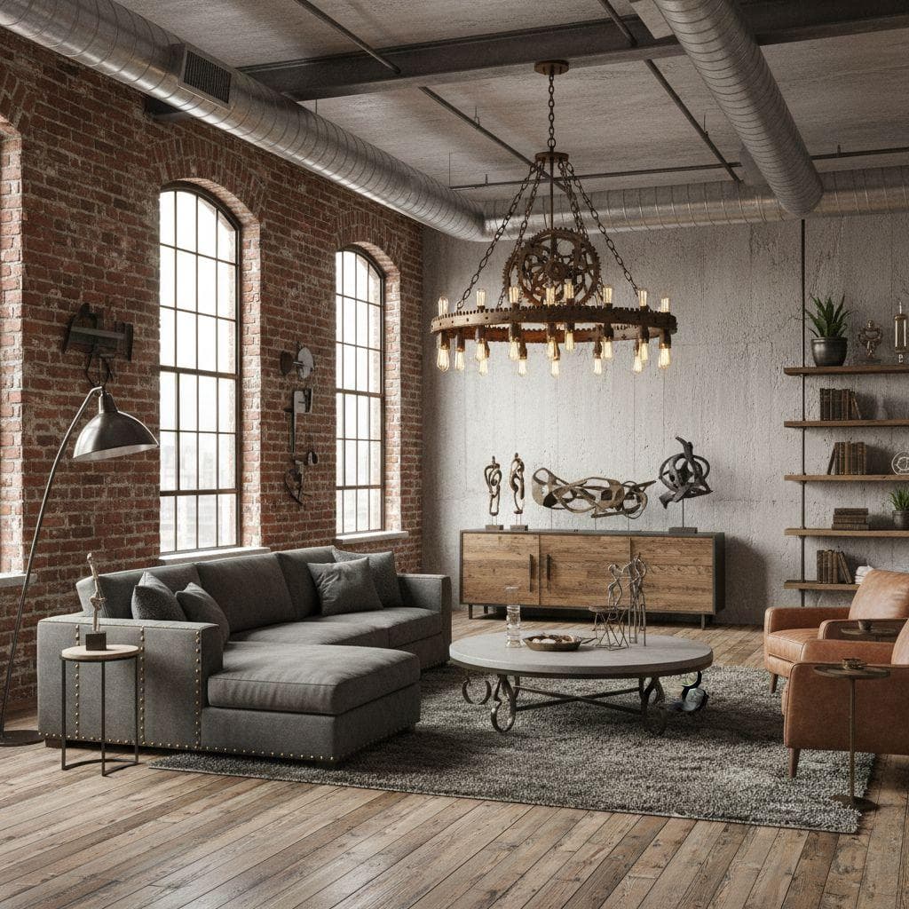 Industrial Chic interior design style