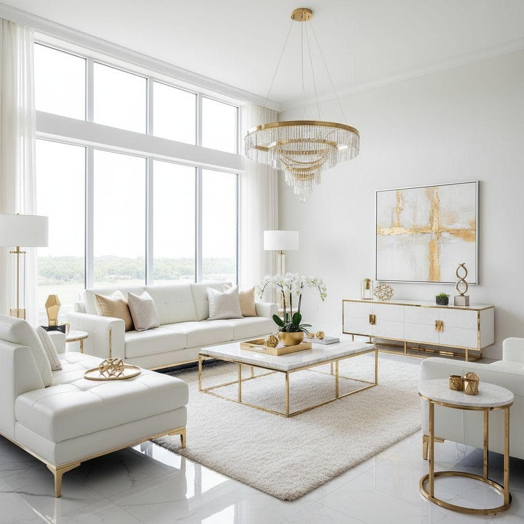 Modern Glam interior design style