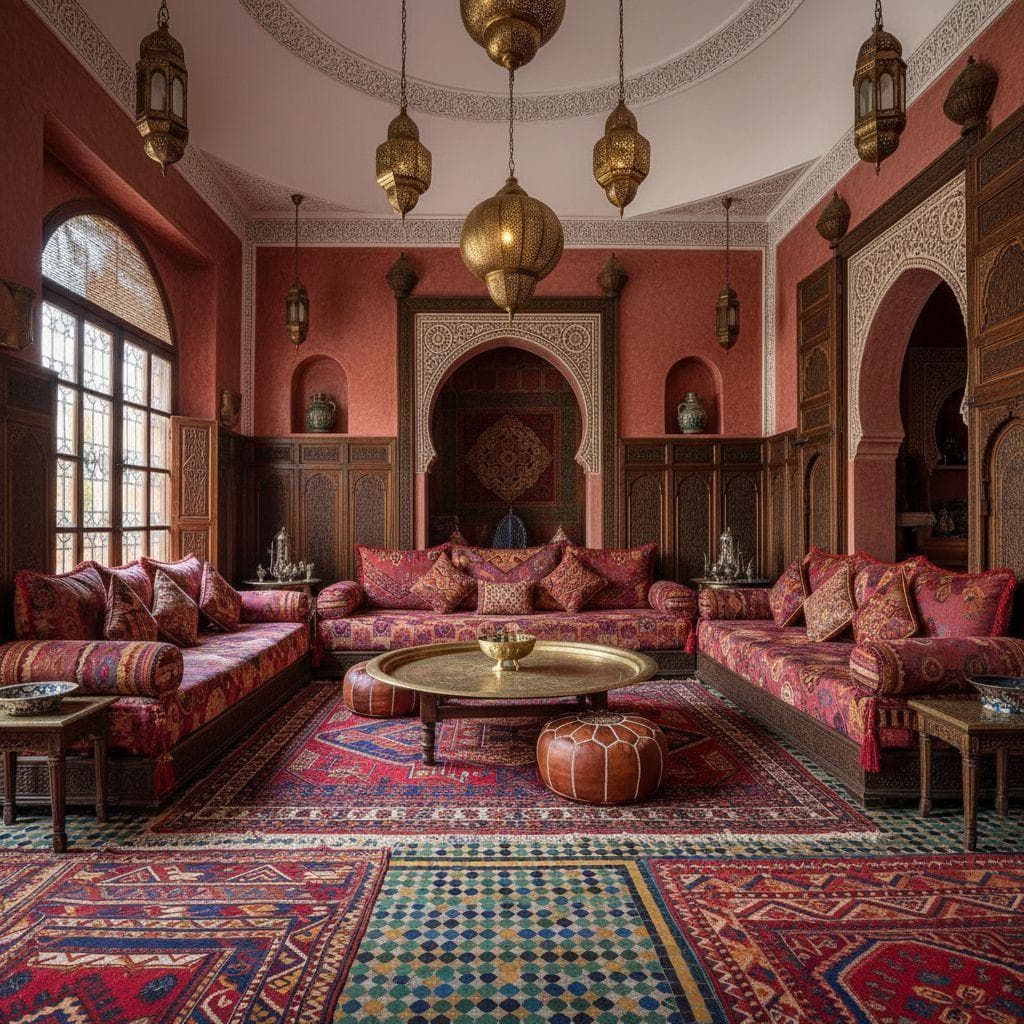 Moroccan interior design style