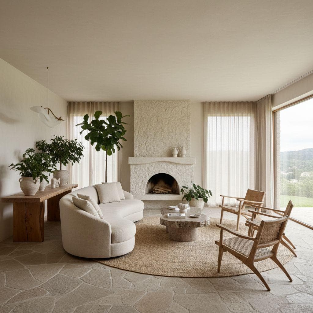 Organic Modern interior design style