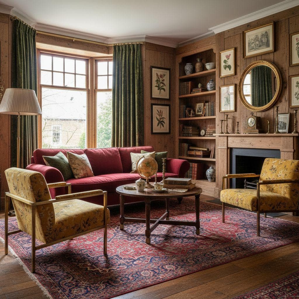 Vintage interior design style