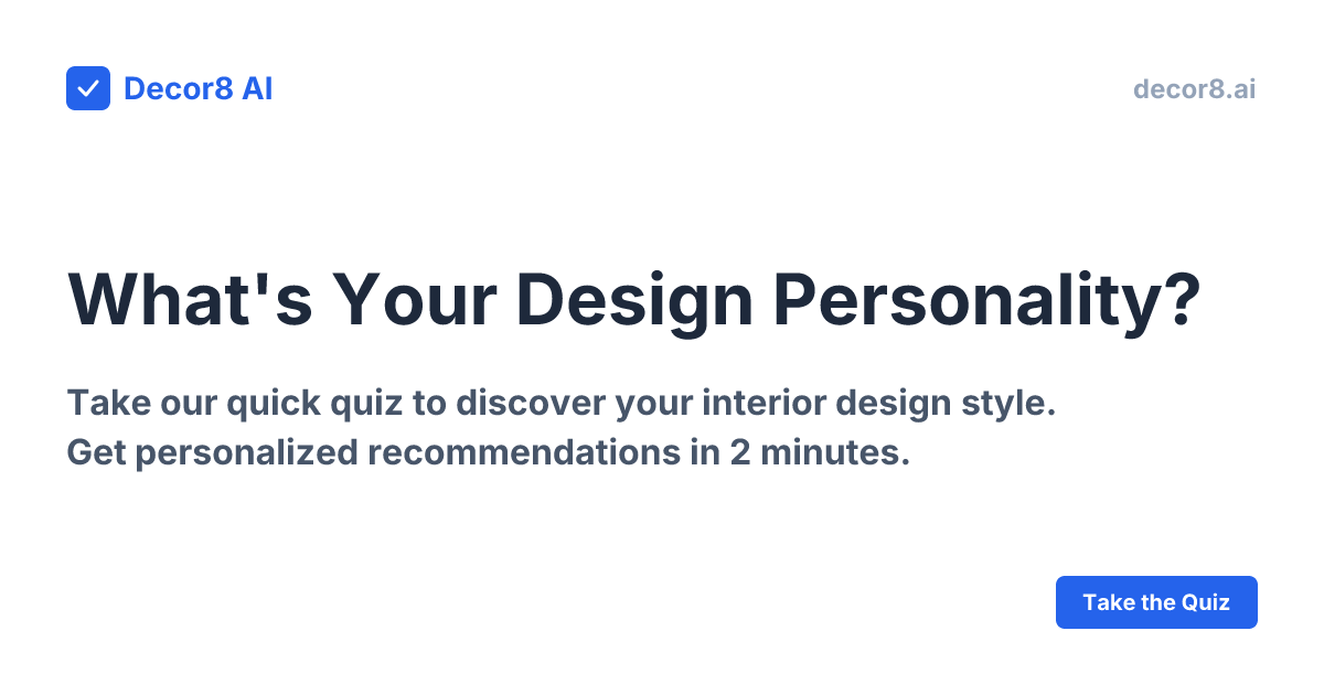 What's Your Interior Design Style? | Free AI Room Design Quiz | Decor8 ...