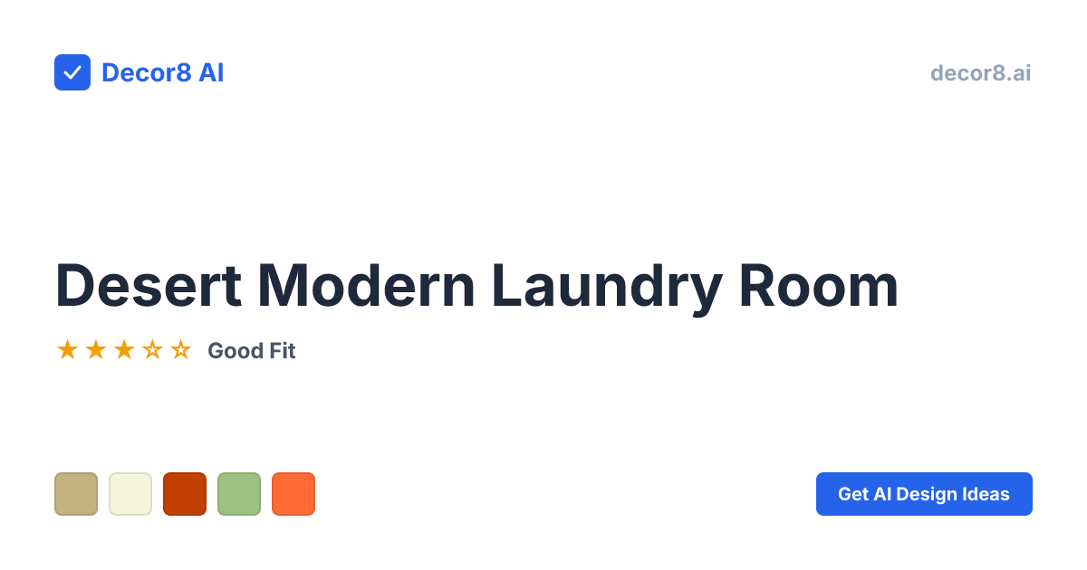 Desert Modern Laundry Room Ideas | Desert Modern Laundry Room Design ...