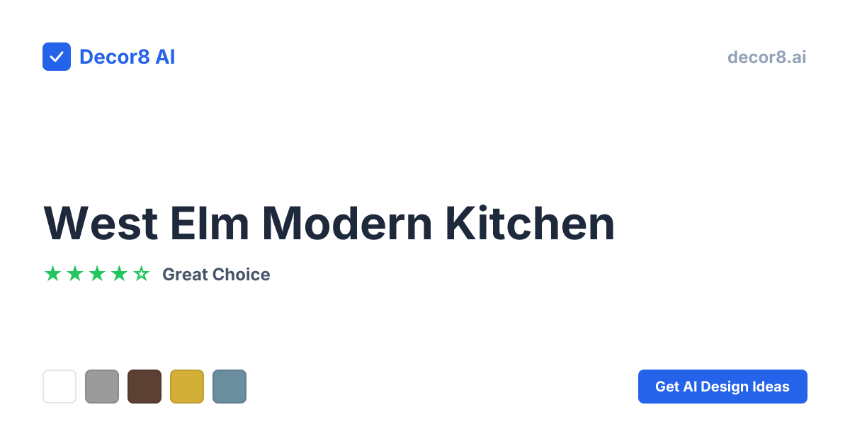 West Elm Play Kitchen