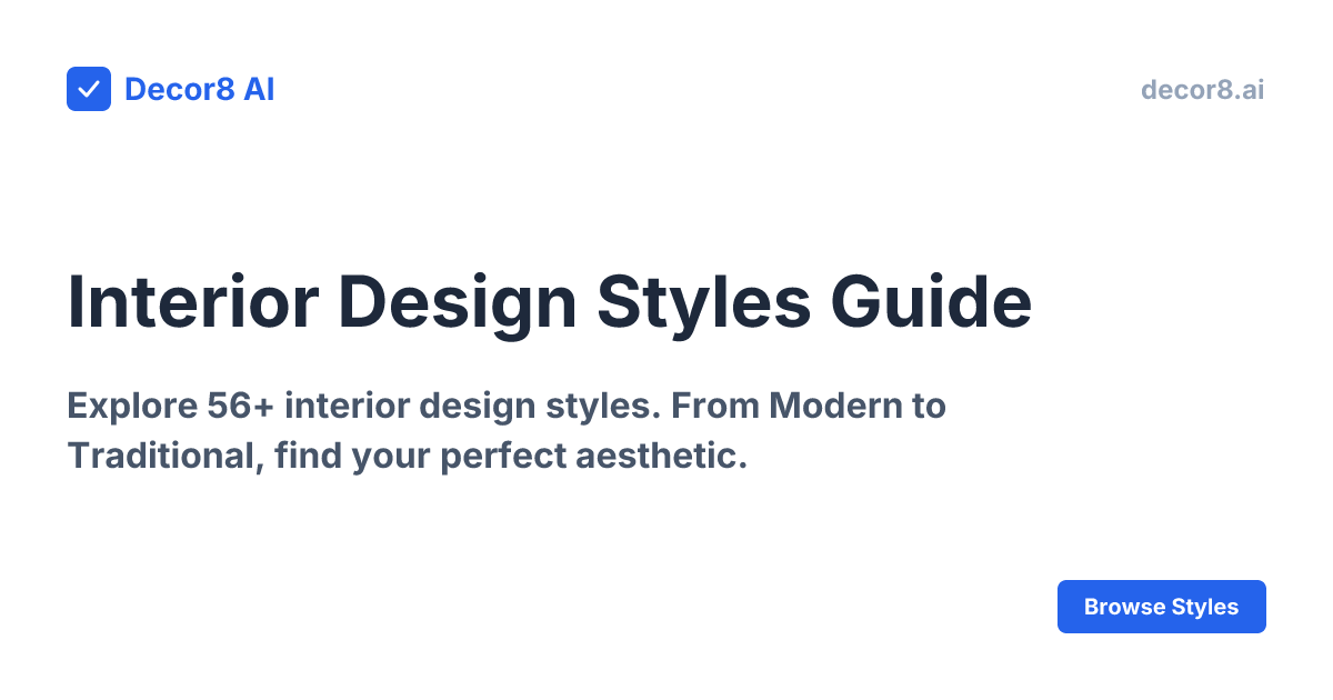 56+ AI Interior Design Styles - More Than Any Competitor | Decor8 AI ...